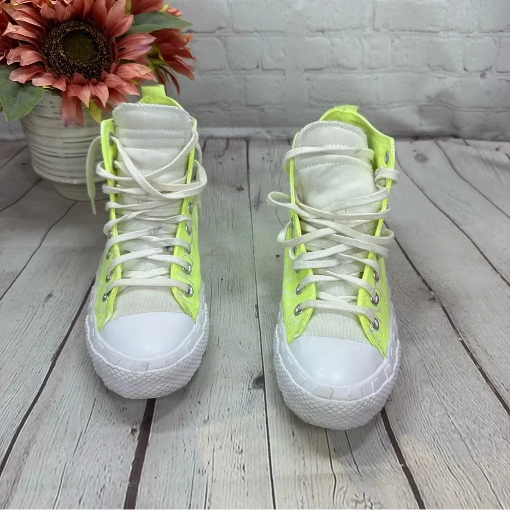 converse unt1tl3d not a chuck all star hi UNISEX kids sz 7 sneakers green colt